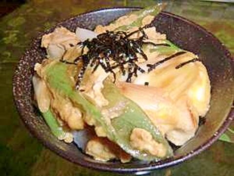 めんつゆ＆フライパンで簡単親子丼